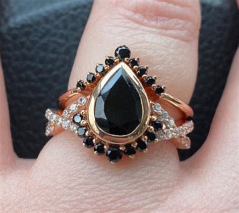 black onyx rings